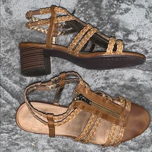 Brown sandals